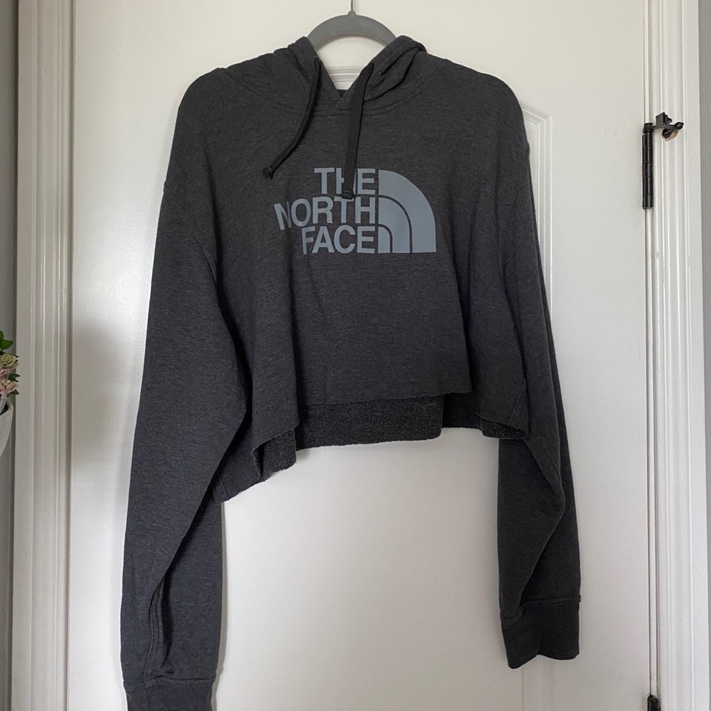 north face cropped hoodie